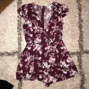 Forever 21 Floral Romper